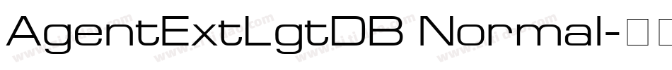 AgentExtLgtDB Normal字体转换